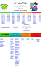 Mobile Screenshot of kaufmanschedule.com